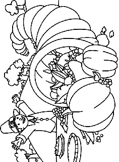 Giving Thanks coloring page