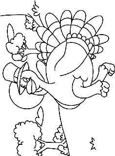 Gobble, Gobble coloring page