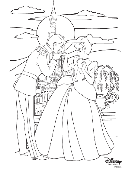 5758 Coloring Pages Princess Prince  Best Free