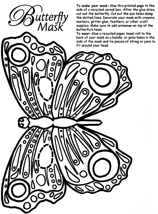 Crayola Colouring Book butterfly 