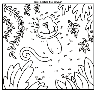 Dot Coloring Pages For Kindergarten / Printable Connect The Dots