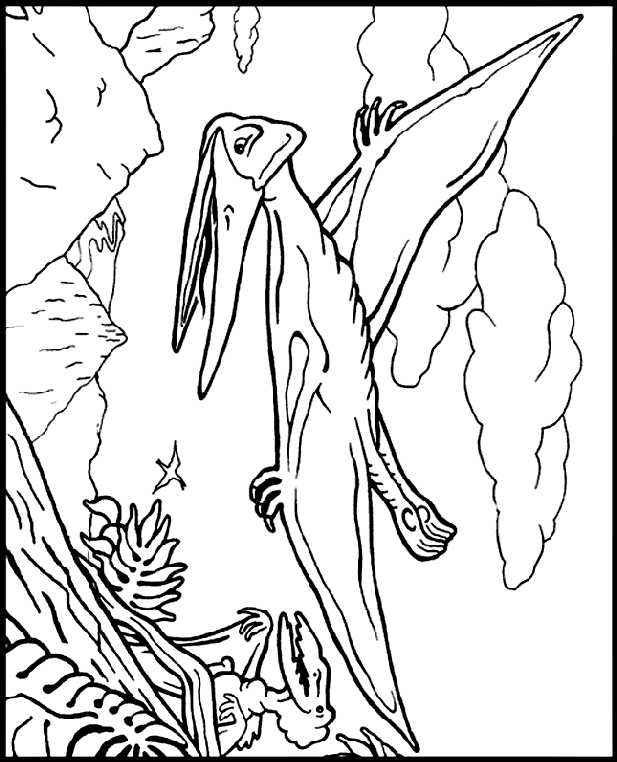 Pteranodon Coloring Page | crayola.com