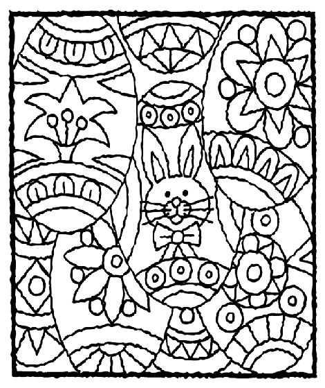 easter eggs coloring page  crayola