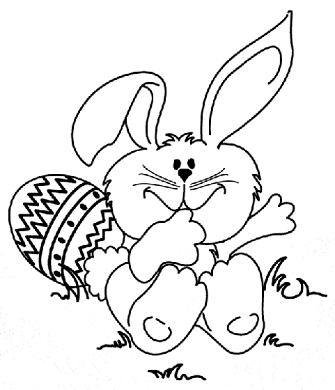 rabbit coloring page