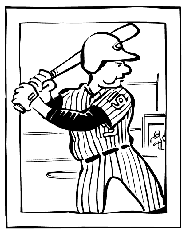 Baseball - Batter Up Coloring Page | crayola.com