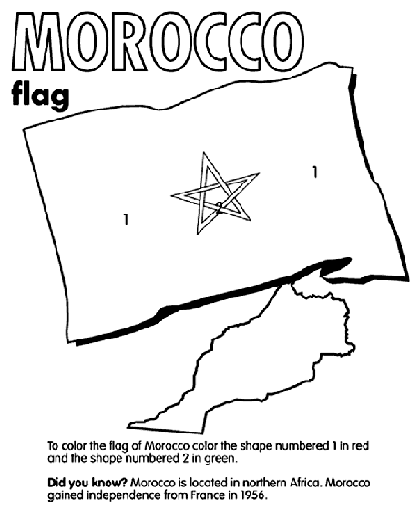 Morocco Coloring Page crayolacom