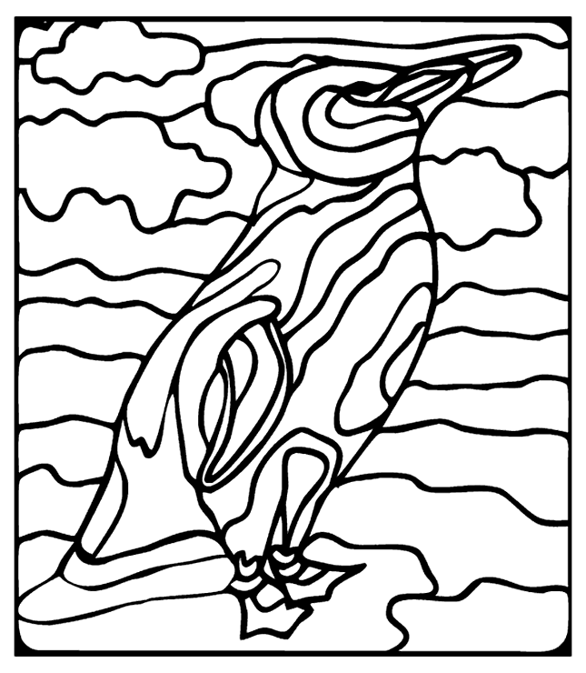 Penguin Colouring Sheet Penguins Coloring Page crayolacom