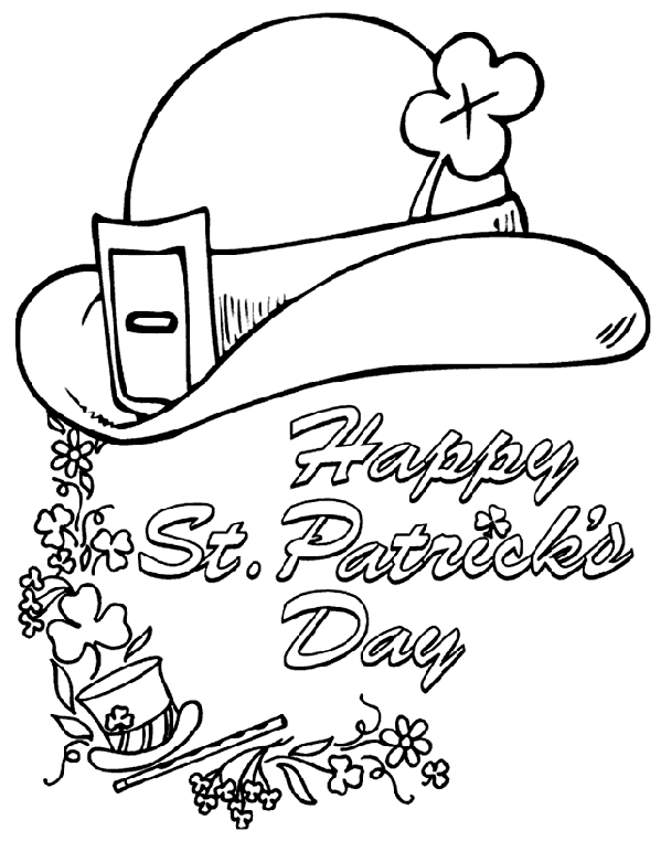 897 Simple Crayola Free Coloring Pages St Patricks Day for Adult