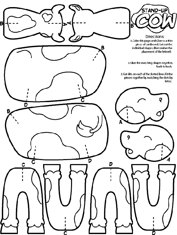 Coloring Cow Cow Coloring Page crayolacom