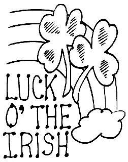 St. Patrick's Day Coloring Pages - Pretty Providence