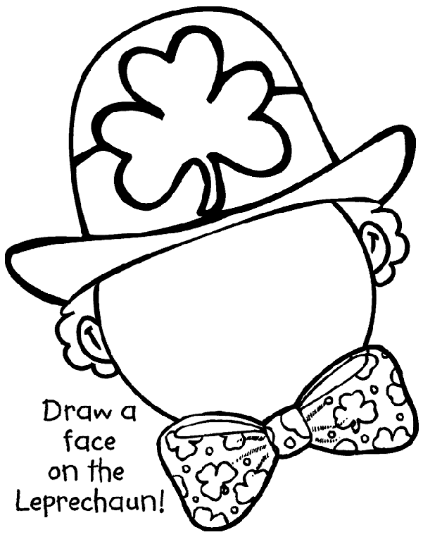 Complete the Leprechaun Coloring Page crayolacom