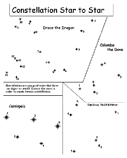 Constellation Star to Star coloring page