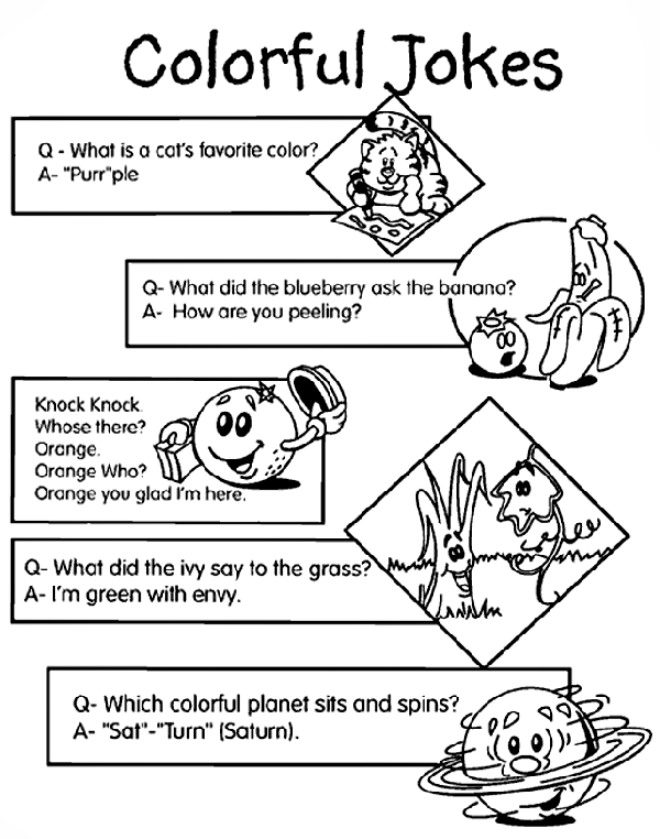 Funny Pictures To Color Colorful Jokes Coloring Page crayolacom