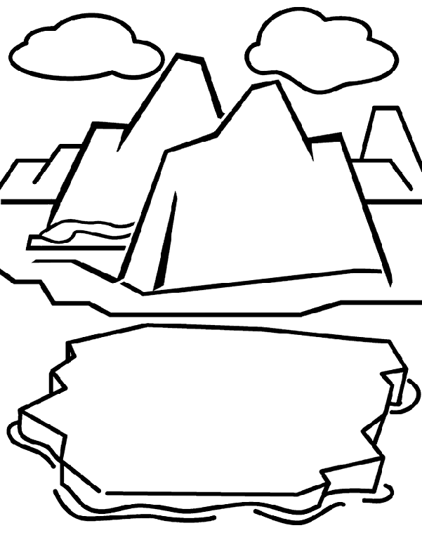 Glacier Coloring Page | Crayola.com