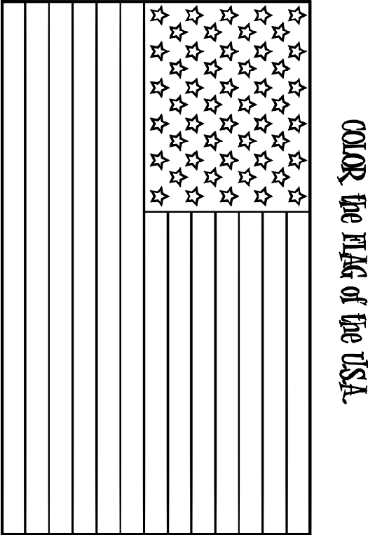 United States Flag Coloring Page | crayola.com