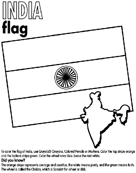 India Coloring Page Crayola Com