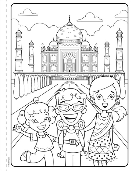 Colors Of The World Taj Mahal Crayola Com