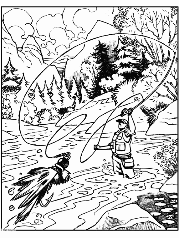 Fly Fishing Crayola Com