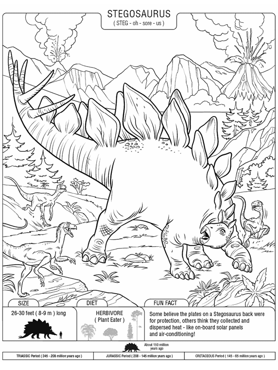 Stegosaurus Crayola Com