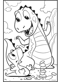 Dinosaur | Free Coloring Pages 