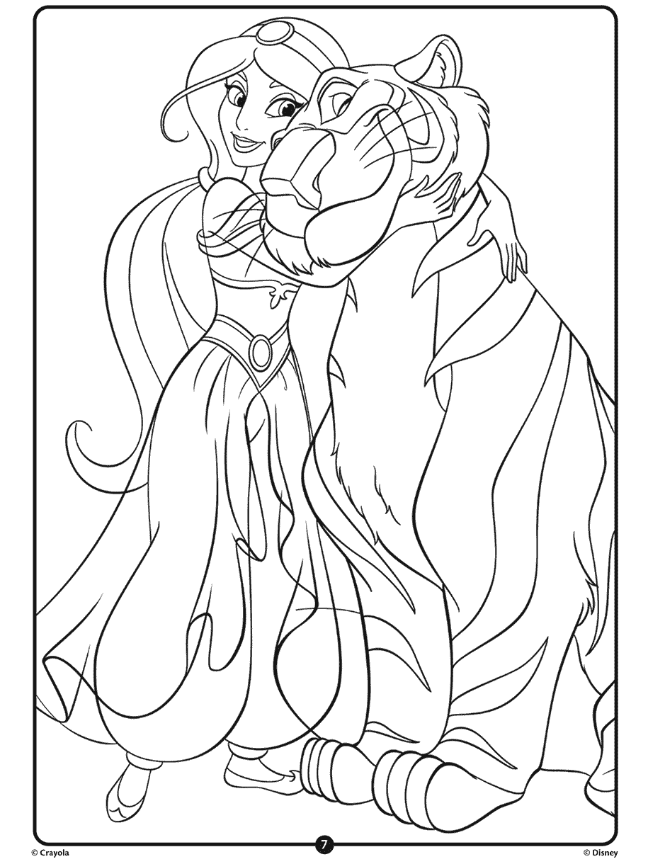 Jasmine Coloring Pages Free Printable Coloring Pages For Kids