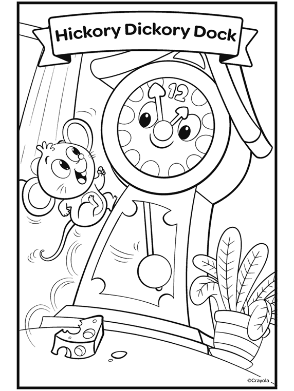 Nursery Rhymes, Hickory Dickory Dock