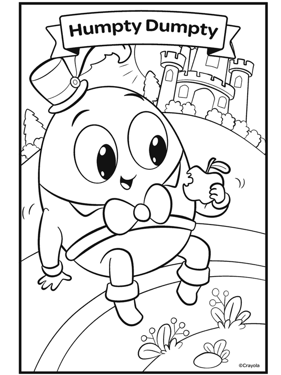 Free Printable Coloring Pages Humpty Dumpty