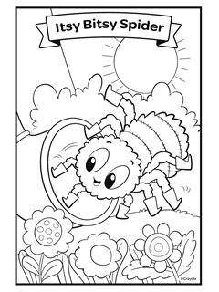 nursery rhyme coloring pages