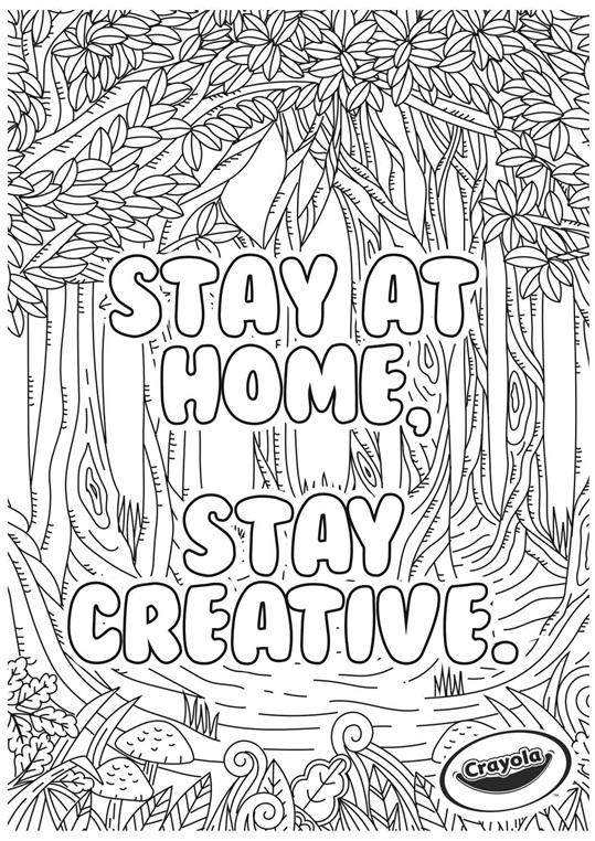 Stay at Home Creativity, Forest | crayola.com
