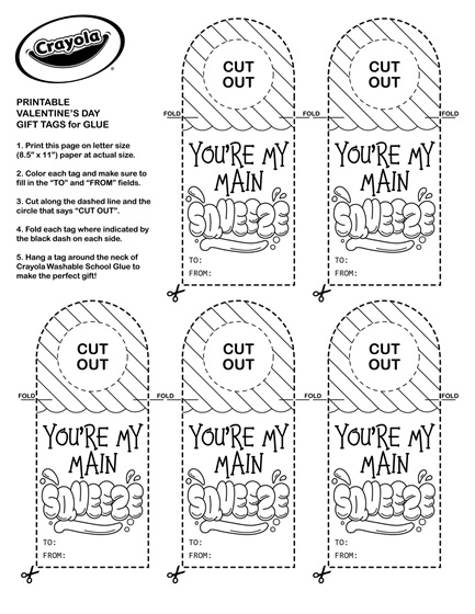 A Valentine's Day Gift coloring page
