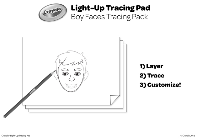 Crayola shop tracing sheets
