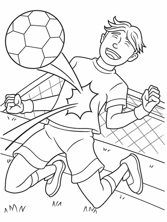 Featured image of post Soccer Coloring Pages To Print