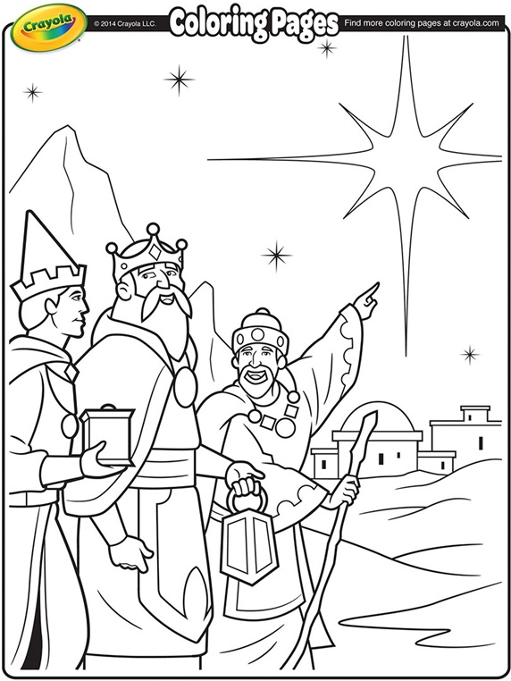 Download Three Kings Coloring Page | crayola.com