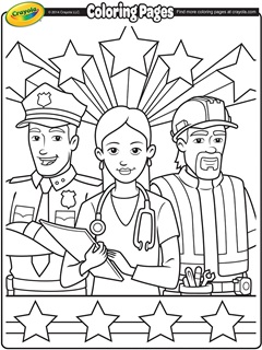 Labor Day Coloring Page