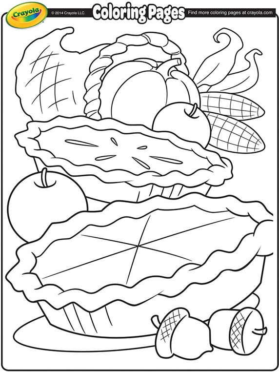 Download Cornucopia Coloring Page | crayola.com