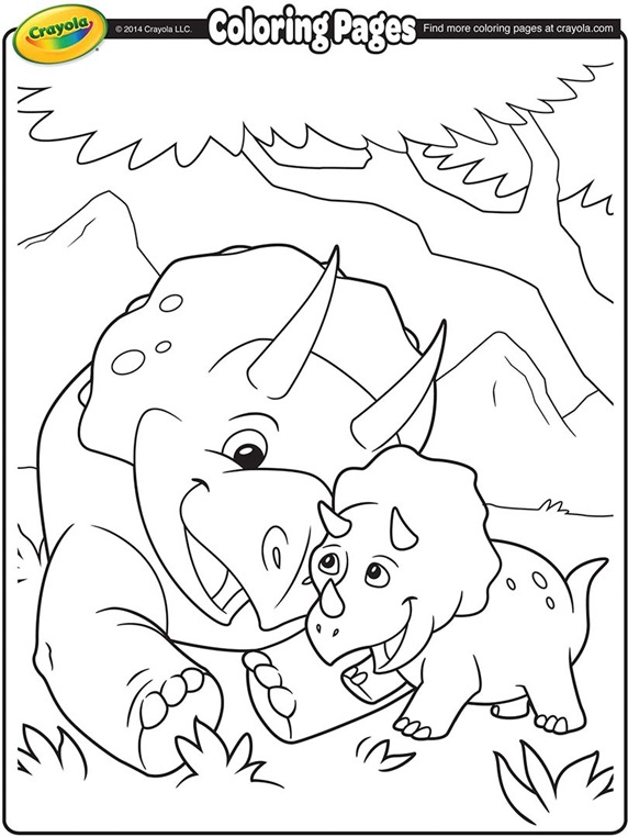 Triceratops Coloring Page | crayola.com