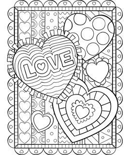Valentine S Day Free Coloring Pages Crayola Com Color pictures of romantic hearts, cupids, flowers & gifts valentine's day coloring pages. valentine s day free coloring pages