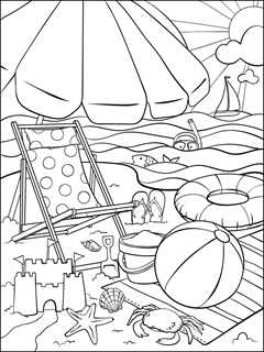 Free summer coloring sheets top