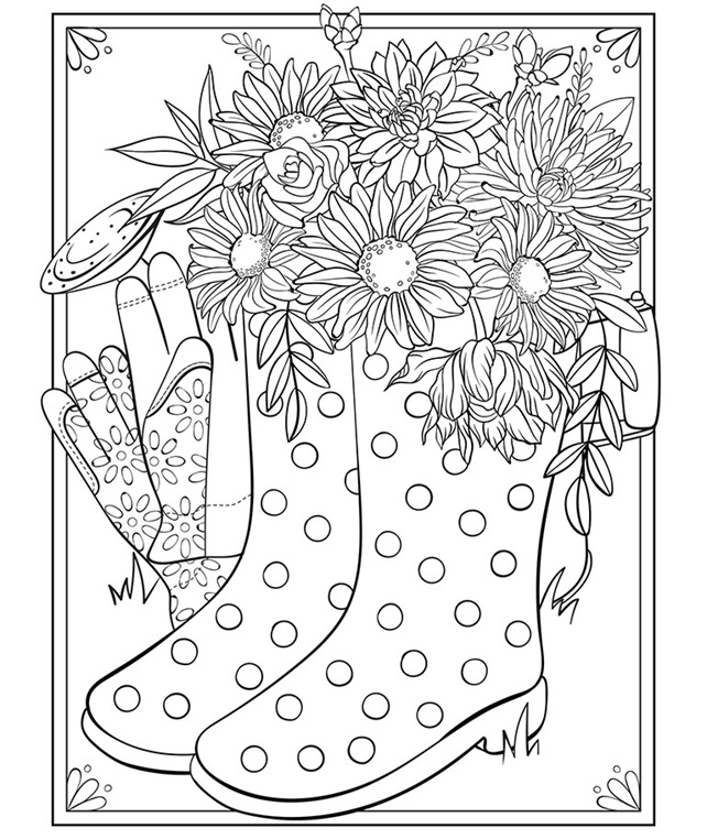 Coloring Pages For Adults Spring - Coloring Pages
