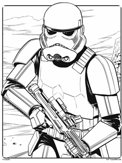 detailed star wars clone trooper coloring pages