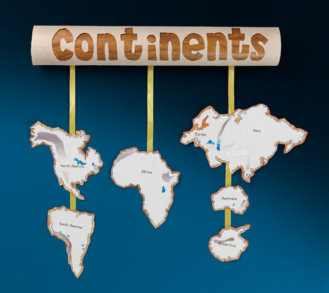 continents mobile lesson geography crayola cut plans continent grade antarctica classroom africa asia map seven activities social studies paper teaching