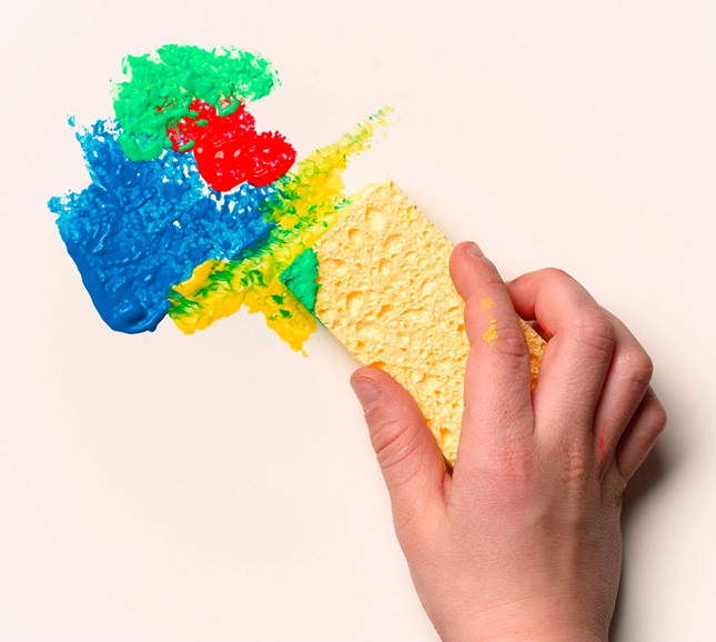Mix-It-Up Sponge Painting