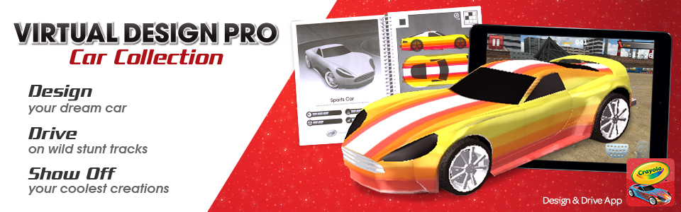 Crayola Virtual Design Pro-Cars Set 
