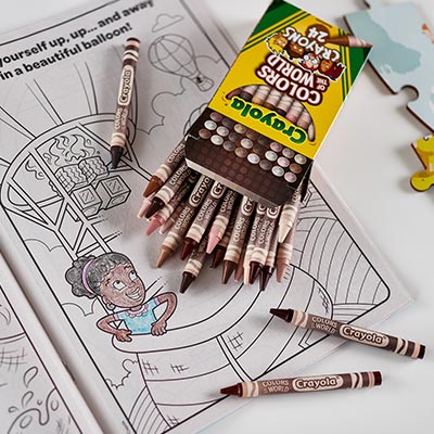 Adult Coloring with CRAYOLA Crayons 