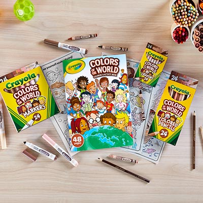 Colors of the World Skin Tone Crayons & More