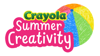Summer creativity with colorful beach ball 
