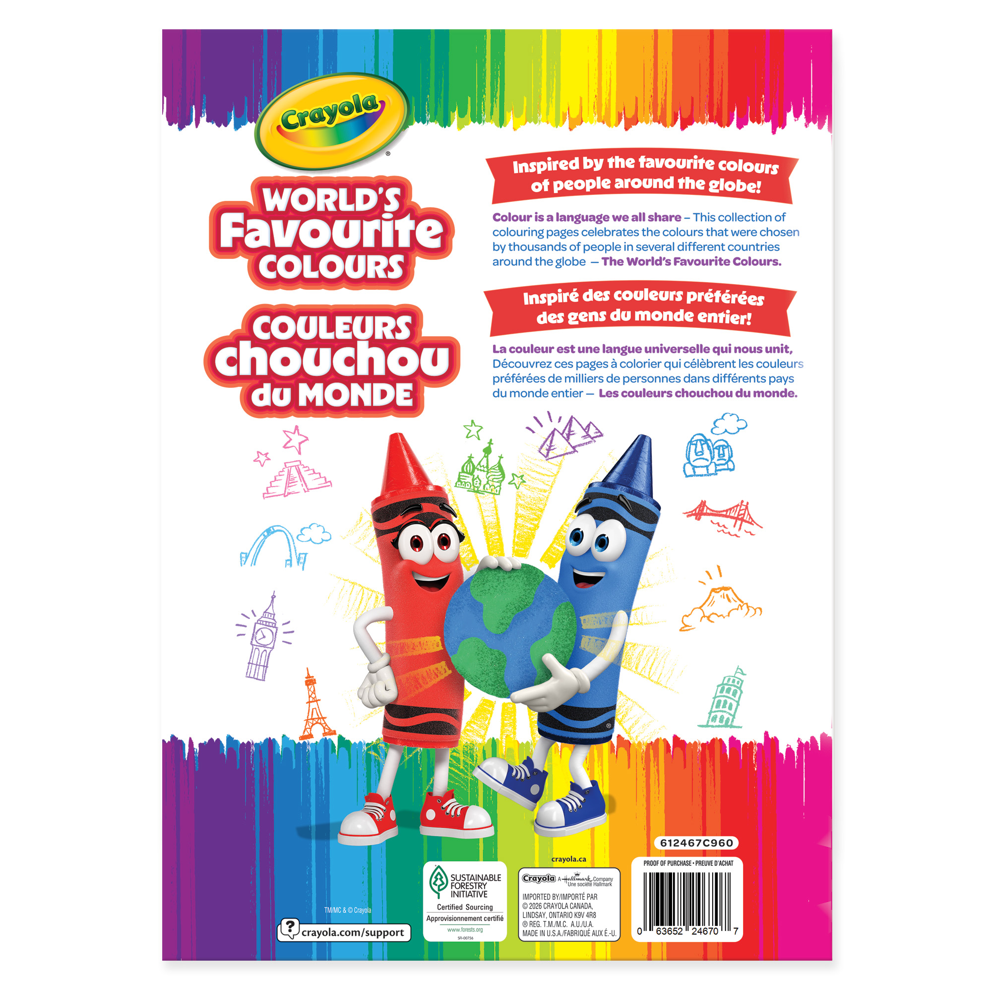 Worlds Favourite Colouring Book - Front of Book