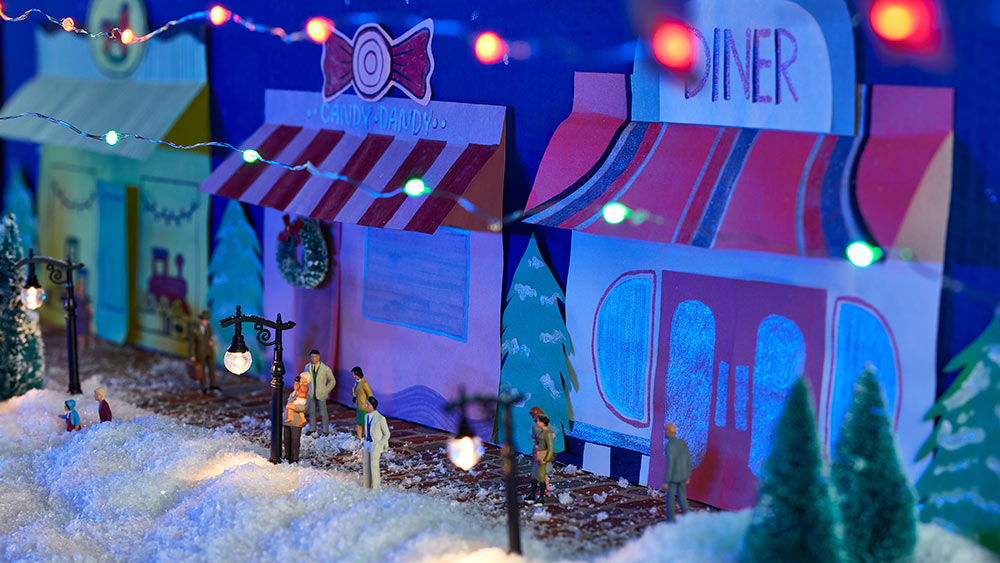 Cardboard Village Craft
