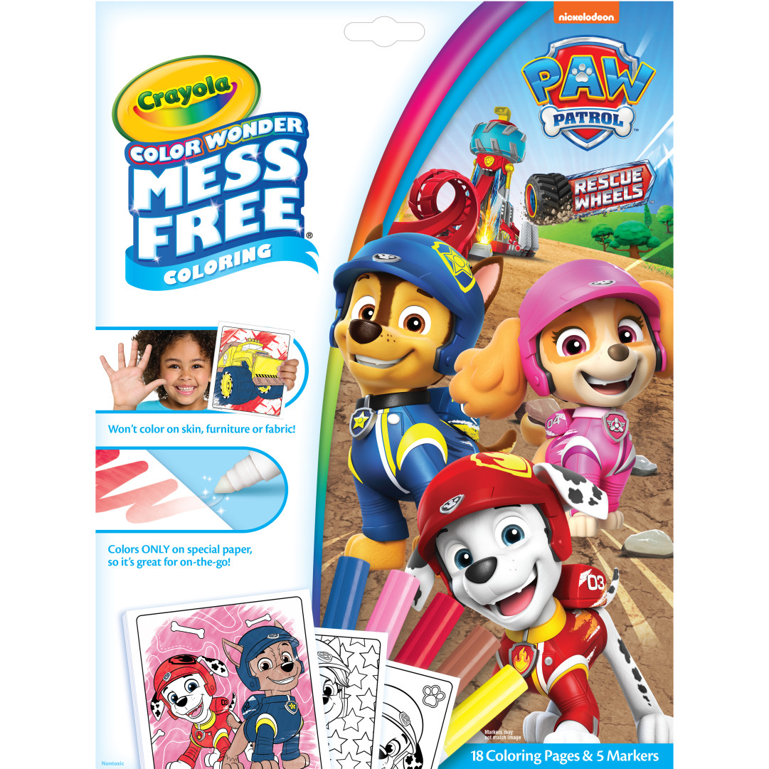 Crayola® Color Wonder™ Mess Free - Paw Patrol Front view.