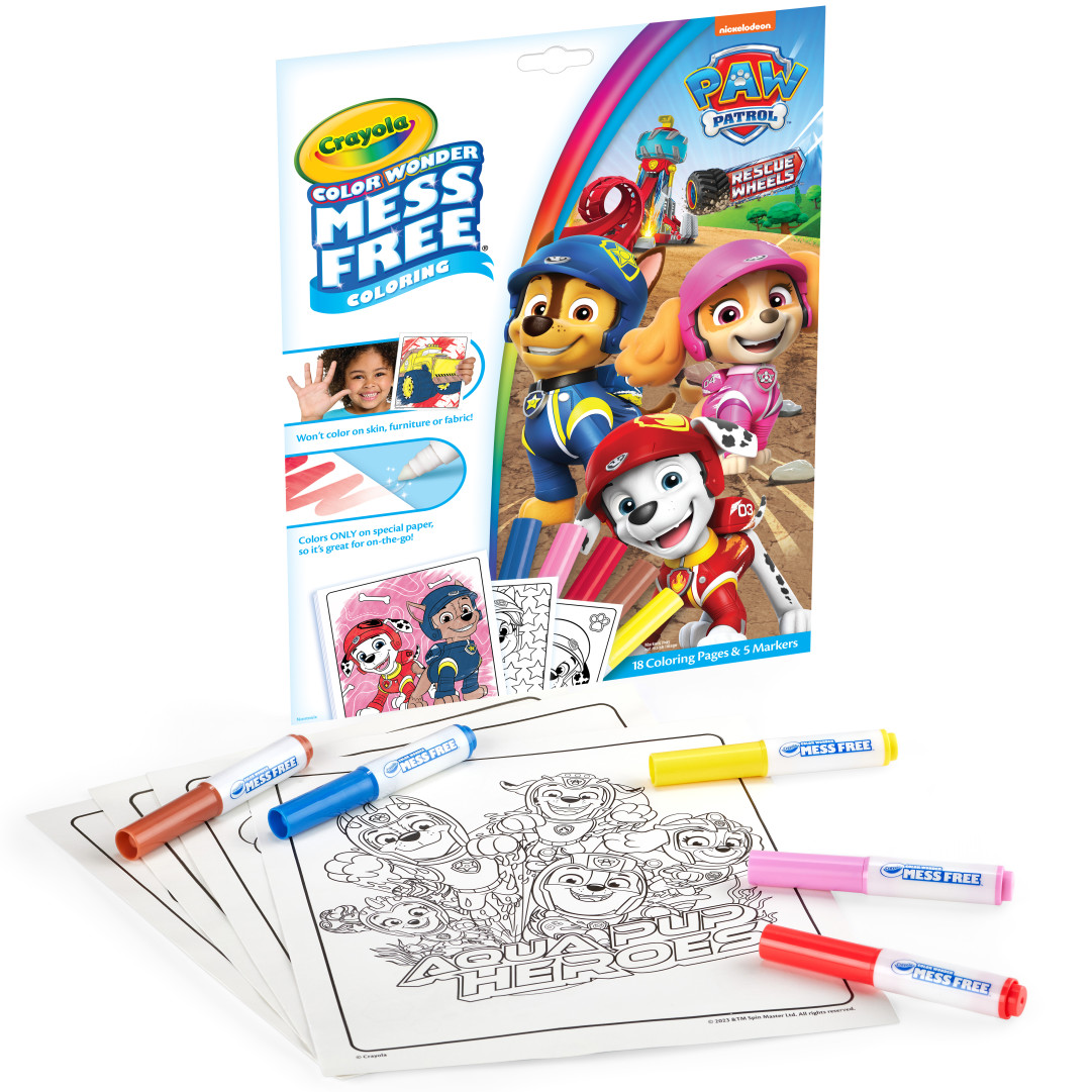 Crayola® Color Wonder™ Mess Free - Paw Patrol Contents